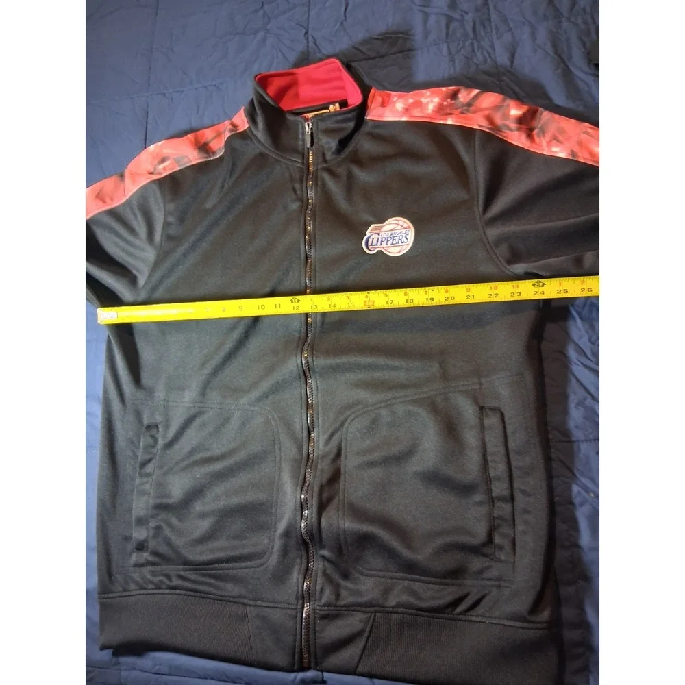 NBA Men's LA Clippers Zipway Black/Red Full-Zip Jacket‎ Size XL
